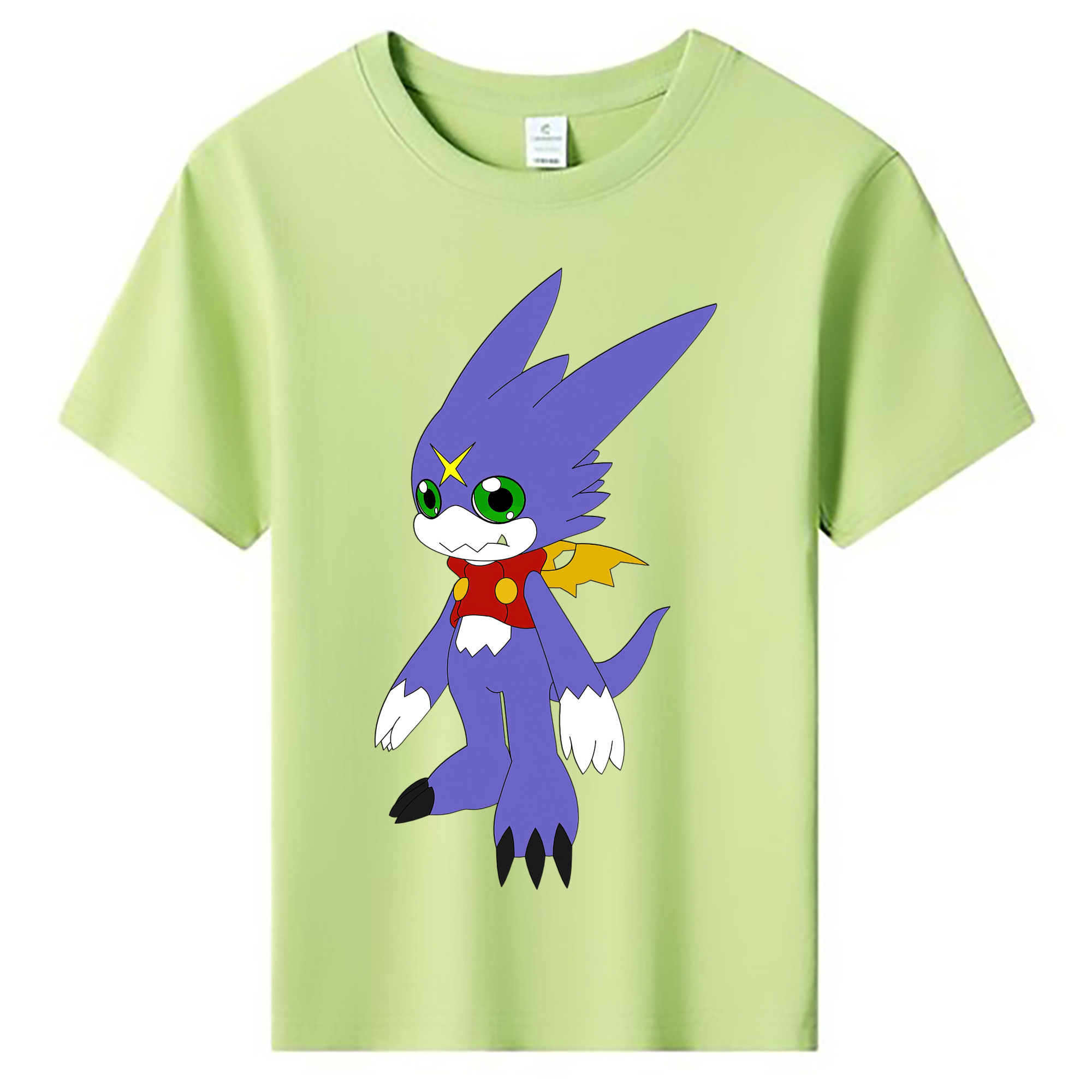 （画像用） Digimon デジタルモンスター/デジモン 綿100％キッズTシャツ（フロントプリント）